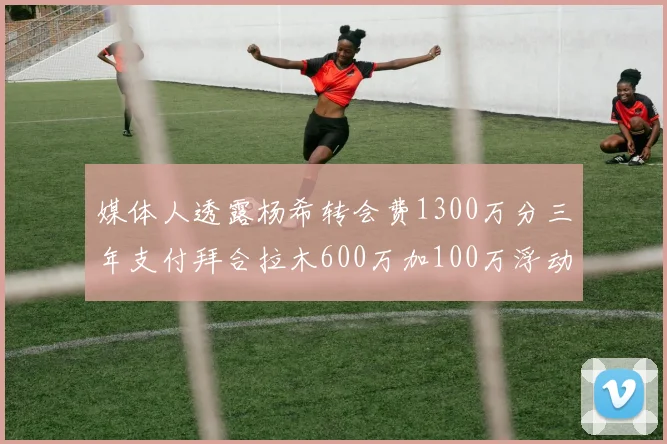 媒体人透露杨希转会费1300万分三年支付拜合拉木600万加100万浮动